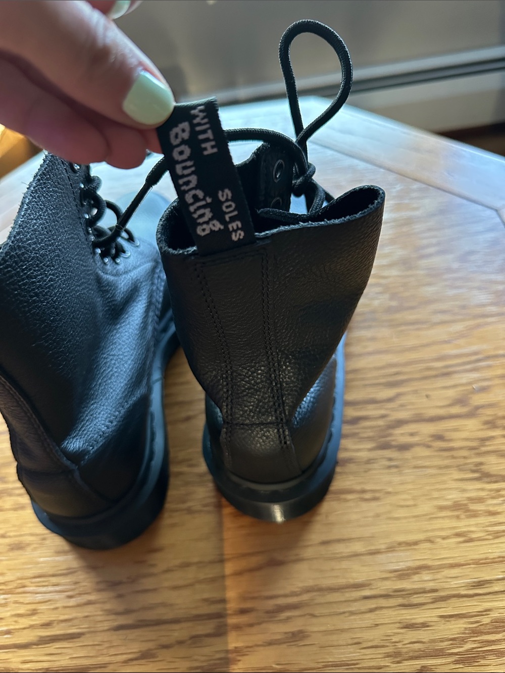 *DR. MARTENS* Men’s 1460 Pascal Virginia Leather Lace-Up Combat Boots Size 6 - Picture 12 of 15